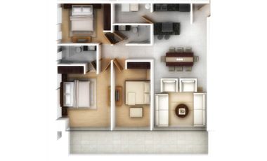 Central Park: Departamento Amueblado de 3 Recamaras con Vista Panorámica – English Spoken