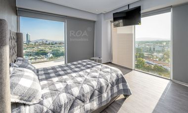 Central Park: Departamento Amueblado de 3 Recamaras con Vista Panorámica – English Spoken