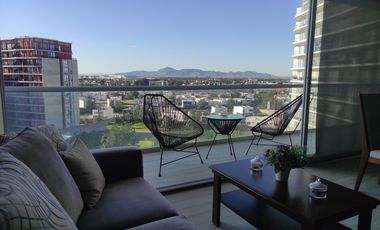 DEPARTAMENTO AMUEBLADO EN RENTA EN VALLE REAL EN CIMA PARK MUY CERCA ORACLE, TEC DE MONTERREY, UP UAG Y ANDARES