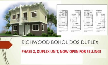 Pre-Selling Duplex House And Lot For Sale In Dauis Panglao Island Bohol