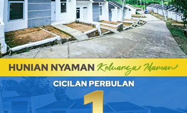 CUKUP DP 2.2 JUTA ALL IN DAPAT RUMAH SUBSIDI 1 LT Di BANDUNG TIMUR CICILAN HANYA 1 JUTAAN