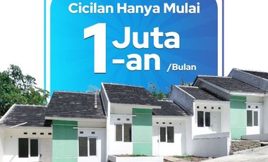 DIJUAL RUMAH 1 LT TERLARIS CICILAN 1 JUTAAN FREE KULKAS UNIT TERBATAS DI BANDUNG TIMUR