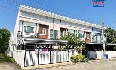 2-storey townhouse, 24.5 sq.w., Lio Village, Rattanathibet-Westgate, Soi 9, near the Purple Line, --i Wat Sao Thong Hin, Kanchanaphisek Road, Soi Wat