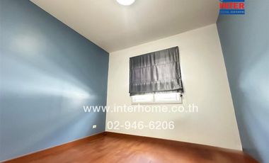 2-storey townhouse, 24.5 sq.w., Lio Village, Rattanathibet-Westgate, Soi 9, near the Purple Line, --i Wat Sao Thong Hin, Kanchanaphisek Road, Soi Wat