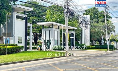 2-storey townhouse, 24.5 sq.w., Lio Village, Rattanathibet-Westgate, Soi 9, near the Purple Line, --i Wat Sao Thong Hin, Kanchanaphisek Road, Soi Wat