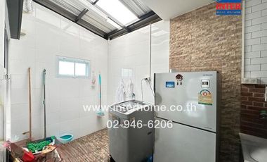 2-storey townhouse, 24.5 sq.w., Lio Village, Rattanathibet-Westgate, Soi 9, near the Purple Line, --i Wat Sao Thong Hin, Kanchanaphisek Road, Soi Wat