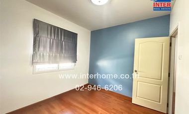 2-storey townhouse, 24.5 sq.w., Lio Village, Rattanathibet-Westgate, Soi 9, near the Purple Line, --i Wat Sao Thong Hin, Kanchanaphisek Road, Soi Wat