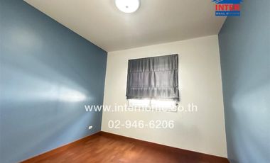 2-storey townhouse, 24.5 sq.w., Lio Village, Rattanathibet-Westgate, Soi 9, near the Purple Line, --i Wat Sao Thong Hin, Kanchanaphisek Road, Soi Wat