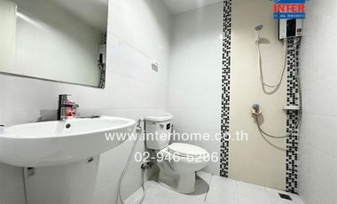 2-storey townhouse, 24.5 sq.w., Lio Village, Rattanathibet-Westgate, Soi 9, near the Purple Line, --i Wat Sao Thong Hin, Kanchanaphisek Road, Soi Wat