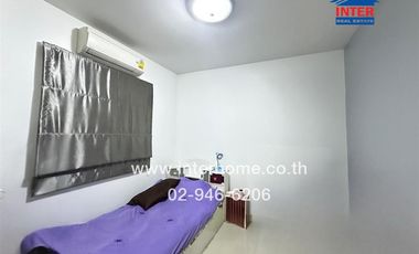 2-storey townhouse, 24.5 sq.w., Lio Village, Rattanathibet-Westgate, Soi 9, near the Purple Line, --i Wat Sao Thong Hin, Kanchanaphisek Road, Soi Wat