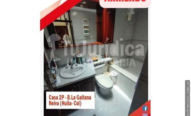 SE ARRIENDA ESPECTACULAR CASA 2P - B. LA GAITANA - NEIVA (HUILA-COL)