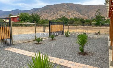 Leon Propiedades vende parcela con casa en sector Cuyuncavi alto, Curacaví.