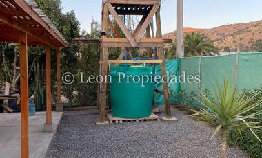 Leon Propiedades vende parcela con casa en sector Cuyuncavi alto, Curacaví.