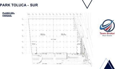 TOLUCA NAVE INDUSTRIAL DENTRO DE PARQUE ZONA AEROPUERTO, 10,691 M2 ANDENES, ALTURA 10 M.