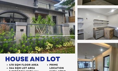 FOR SALE | Brand New 5-Bedroom Corner House & Lot in Tierra Nueva Village, Alabang