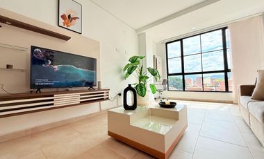 Apartamento amoblado en Laureles Con Jacuzzi de 2 habitaciones