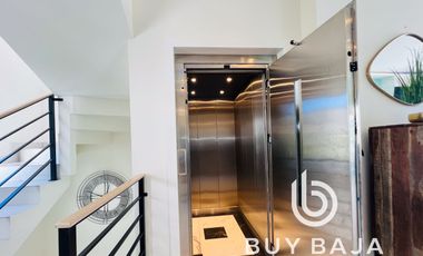 Modern style home with an elevator and stunning ocean view in Playas de Rosarito