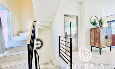 Modern style home with an elevator and stunning ocean view in Playas de Rosarito