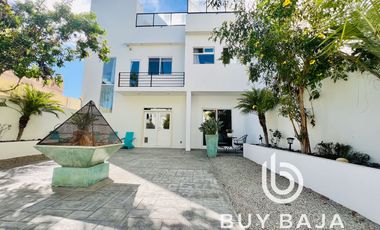 Modern style home with an elevator and stunning ocean view in Playas de Rosarito