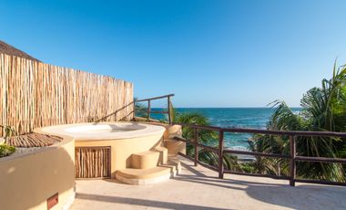 Lujoso Penthouse frente al Mar en Mahahual con Roof Top Privado