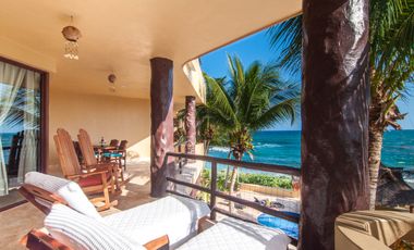 Lujoso Penthouse frente al Mar en Mahahual con Roof Top Privado