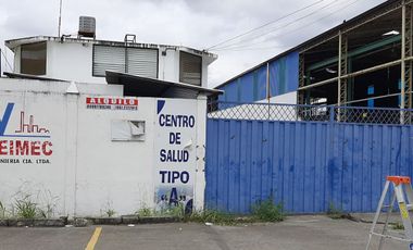 ALQUILER DE  bodega ideal cerca de la Refinería en Esmeraldas  Dimensiones: 15x47 m²