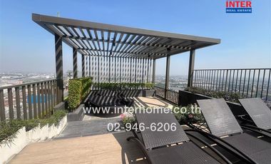 Condominium 26.49 sq.m. Plum Condo Central Station Phase 1 near MRT Sam Yaek Bang Yai, Kanchanaphisek Road, Rattanathibet Road, Bang Yai, Nonthaburi