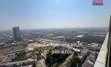 Condominium 26.49 sq.m. Plum Condo Central Station Phase 1 near MRT Sam Yaek Bang Yai, Kanchanaphisek Road, Rattanathibet Road, Bang Yai, Nonthaburi