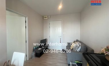 Condominium 26.49 sq.m. Plum Condo Central Station Phase 1 near MRT Sam Yaek Bang Yai, Kanchanaphisek Road, Rattanathibet Road, Bang Yai, Nonthaburi
