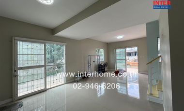 2-storey townhouse, 40.4 sq.w., Pruksa Ville Village 28, Wongwaen-Rattanathibet, Soi Bangyai City 19, Kanchanaphisek Road, Kaew In Road, Bangyai, Nont