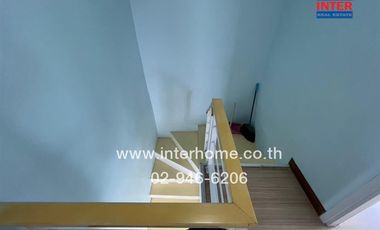 2-storey townhouse, 40.4 sq.w., Pruksa Ville Village 28, Wongwaen-Rattanathibet, Soi Bangyai City 19, Kanchanaphisek Road, Kaew In Road, Bangyai, Nont