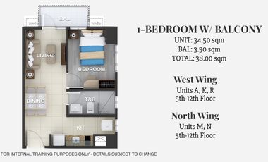For Sale 1 BR Condominium in Bryant Parkplane Capital Town Pampanga