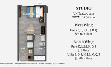 Studio Unit Condominium Bryant Parkplane For Sale In Capital Town Pampanga