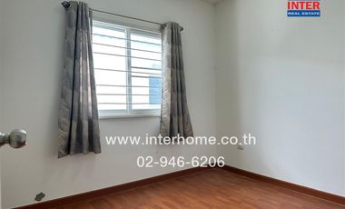 2-storey townhouse, 24.3 sq.w., Lio Village, Rattanathibet-Westgate, Soi Wat Sao Thong Hin, Kanchanaphisek Road, Rattanathibet Road, Bang Yai, Nonthab