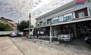 2-storey townhouse, 24.3 sq.w., Lio Village, Rattanathibet-Westgate, Soi Wat Sao Thong Hin, Kanchanaphisek Road, Rattanathibet Road, Bang Yai, Nonthab