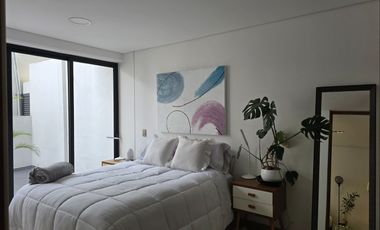 DEPARTAMENTO EN RENTA AMUEBLADO CON TERRAZA PRIVADA EN GUADALUPE INN