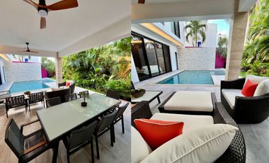 Precio Reducido. Casa con terraza y alberca privada, en venta, 10 de Abril, Cozumel