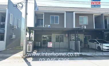 2-storey townhouse, 20.1 sq.w., The Colors Village, Rangsit-Khlong 4, near Lotus Department Store, Klong 4, Rangsit-Nakhon Nayok Road, Lam Luk Ka Road
