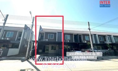 2-storey townhouse, 20.1 sq.w., The Colors Village, Rangsit-Khlong 4, near Lotus Department Store, Klong 4, Rangsit-Nakhon Nayok Road, Lam Luk Ka Road