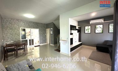 2-storey townhouse, 20.1 sq.w., The Colors Village, Rangsit-Khlong 4, near Lotus Department Store, Klong 4, Rangsit-Nakhon Nayok Road, Lam Luk Ka Road
