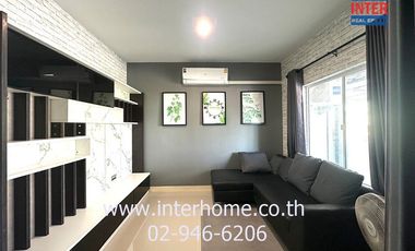 2-storey townhouse, 20.1 sq.w., The Colors Village, Rangsit-Khlong 4, near Lotus Department Store, Klong 4, Rangsit-Nakhon Nayok Road, Lam Luk Ka Road