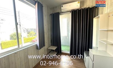 2-storey townhouse, 20.1 sq.w., The Colors Village, Rangsit-Khlong 4, near Lotus Department Store, Klong 4, Rangsit-Nakhon Nayok Road, Lam Luk Ka Road