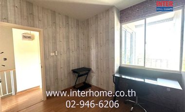 2-storey townhouse, 20.1 sq.w., The Colors Village, Rangsit-Khlong 4, near Lotus Department Store, Klong 4, Rangsit-Nakhon Nayok Road, Lam Luk Ka Road