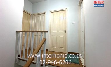 2-storey townhouse, 20.1 sq.w., The Colors Village, Rangsit-Khlong 4, near Lotus Department Store, Klong 4, Rangsit-Nakhon Nayok Road, Lam Luk Ka Road