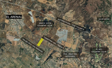 MACRO LOTE EN VENTA, FRENTE A CARRETERA INTERNACIONAL GDL-NOGALES, MUNICIPIO DE EL ARENAL, JALISCO.