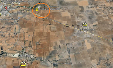 Terreno en Venta 35 has en Ocampo, Gto., plano y con represa.