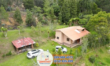 HERMOSA PROPIEDAD PARA VACACIONES O TURISMO DE VENTA, Sector Zumbahuayco C1443