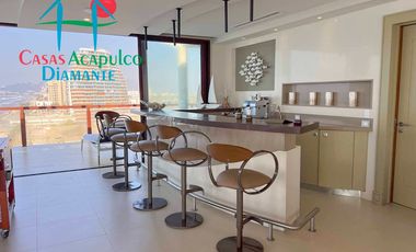 Departamento inteligente en venta con terraza de doble frente con vista al mar