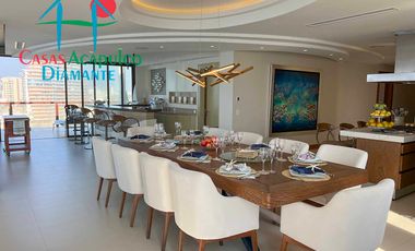 Departamento inteligente en venta con terraza de doble frente con vista al mar