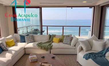 Departamento inteligente en venta con terraza de doble frente con vista al mar